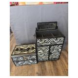 SHANY Zebra Print Professional Makeup Train Case SHANY Zebra Print Professional Makeup Train Case