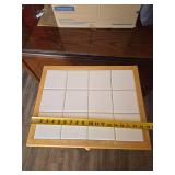 Wooden Kitchen Cart with Tile Top Wooden Kitchen Cart with Tile Top