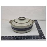 Otagiri Stoneware Serving Set with Blue Bands Otagiri Stoneware Serving Set with Blue Bands