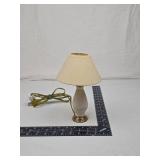 Pink Floral Ceramic Pitcher and Small Table Lamp Set Pink Floral Ceramic Pitcher and Small Table Lamp Set
