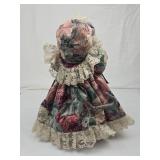 Decorative Mouse Figurine with Floral Dress Decorative Mouse Figurine with Floral Dress