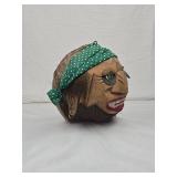 Hand-Carved Coconut Pirate Head Hand-Carved Coconut Pirate Head