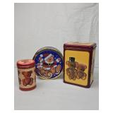 Decorative Teddy Bear Tin Collection Decorative Teddy Bear Tin Collection