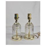 Cut Crystal Glass Table Lamps Cut Crystal Glass Table Lamps