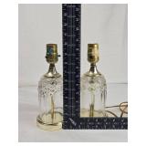 Cut Crystal Glass Table Lamps Cut Crystal Glass Table Lamps