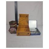 Decorative Metal Storage Tin Collection Decorative Metal Storage Tin Collection