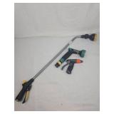 Garden Hose Nozzle Set with Watering Attachments Garden Hose Nozzle Set with Watering Attachments