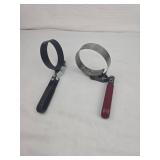 Oil Filter Wrench Set with Red Handles Oil Filter Wrench Set with Red Handles