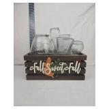 Fall Sweet Fall Glass Jar Centerpiece Fall Sweet Fall Glass Jar Centerpiece