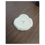 Lenox Porcelain Trinket Box with Floral Relief Lenox Porcelain Trinket Box with Floral Relief