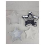 Star-Shaped Glass Plates Collection Star-Shaped Glass Plates Collection