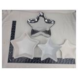 Star-Shaped Glass Plates Collection Star-Shaped Glass Plates Collection