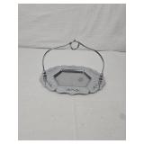 Chrome Plated Decorative Serving Tray with Handle Chrome Plated Decorative Serving Tray with Handle