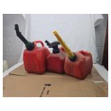 Red Plastic Gas Cans with Spouts Red Plastic Gas Cans with Spouts