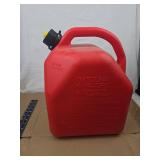 Red Plastic Gas Can - 5 Gallon/18.8L Fuel Container Red Plastic Gas Can - 5 Gallon/18.8L Fuel Container