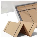 FACTORY SEALED - NobleRealmÂ® Twin Size XL (38 x 76 in) Heavy Duty Bed Panels Foldable Box Spring, Bunkie Board, Bed Support Slats | Modular Portability Design, Easy Setup, Foldable