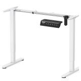 FACTORY SEALED - ErGear Electric Stand up Desk Frame,4 Memory Height Settings Height Adjustable Table Legs, Sit Stand Desk Frame Up to 47.2 , Ergonomic Standing Desk Base Workstation, White Frame Only