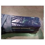 APPEARS NEW - 8 FT Balance Beam Folding Gymnastics Beam - Extra Firm - PU Leather Cover - Anti Slip Bottom with Carry Bag for Kids/Adults Home Use