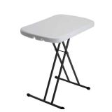 FACTORY SEALED - Lifetime Personal Light 26 in. Commercial Table  - Retail: $58