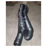 Flexible Black Ducting Hose - approximately 16ft
