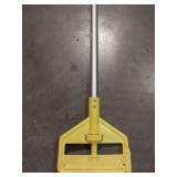 APPEARS NEW - Rubbermaid Commercial H136 Invader Aluminum Side-Gate Wet-Mop Handle, 1 dia x 60, Gray/Yellow