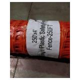 DOEWORKS Safety Fence, 4 ft x 250 FT Orange Plastic Mesh Fence Roll Barrier Netting for Construction and Event Fencing