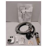 Karagas Salon Shampoo Bowl Faucet Vacuum Breaker Kit, Salon Shampoo Bowl Salon Sink Faucet & Vacuum Breaker with Sprayer and Hose for Shampoo Bed,Hair Salon Sink Faucet Sprayer Hose Set  - Retail: $60