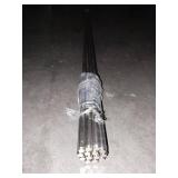 APPEARS NEW - Industrial Aluminum Spline Shaft Bundle - 50.5 x 3/16" dia - bundle of 14