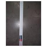 APPEARS NEW - White 5/16 in. x 98-1/2 in. Aluminum L-Shaped Tile Edging Trim - set of 10