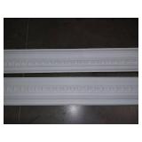 APPEARS NEW - Decorative Crown Molding with Egg and Dart Pattern - made of hard foam - 94.25 x 6"