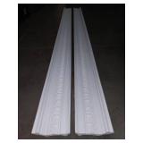 APPEARS NEW - Decorative Crown Molding with Egg and Dart Pattern - made of hard foam - 94.25 x 6"