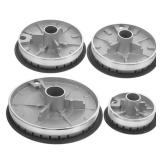 APPEARS NEW - jojofuny Universal Gas Burner Cap Replacement Set for Kitchen Stove Metal Burner Head Accessories for Gas Cookers Practical and Sturdy
