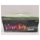 APPEARS NEW - NOVOSTELLA RGBW LED Flood Light Outdoor Interconnected, Color Changing Landscape Floodlights with RF Remote, 2700K White IP66 60W Uplighting for Halloween Christmas, for House Garden Yar