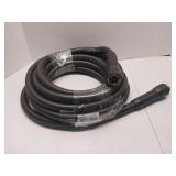 APPEARS NEW - EADUTY Hybrid Garden Hose 5/8 IN. x 25 FT, Heavy Duty, Lightweight, Flexible with Swivel Grip Handle and Solid Brass Fittings, Gray+Blue