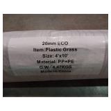 FACTORY SEALED - Homietina Synthetic Artificial Grass Turf 4FTX10FT, Indoor Outdoor Dog Balcony Garden Pet Landscape Fake Grass Rug Turf Mat Home Decor, Faux Grass Rug Carpet with Drainage Holes, Cust