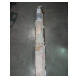 APPEARS NEW - Quite Guide Library Ladder Kit Wooden Ladder 8 Foot 9 Foot 10 Foot Red Oak Unassembled (10 Foot)  - Retail: $420