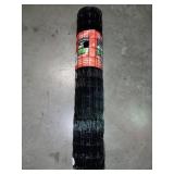 APPEARS NEW - 4 ft. x 50 ft. Galvanized Steel Black PVC Coated Welded Wire  - Retail: $113