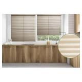 APPEARS NEW - BlindsAvenue 72-in x 72-in Designer Print Stone Light Filtering Cordless Cellular Shade