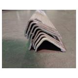 APPEARS NEW - Spring Park 1.32 in. Thick x 1.88 in. Wide x 78.7 in. Length Vinyl Stair Nose Molding - set of 8