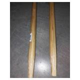 APPEARS NEW - Carlisle Tapered Wood Handle 60 Long - set of 2