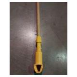 APPEARS NEW - Rubbermaid Commercial Products Gripper 60 Wood Wet Mop Handle, Natural, for Professional/Industrial Floor Cleaning, Compatible with 5" Headband Mops