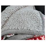 Nordic Fair Isle Plush Throw Blanket