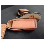 Handcrafted Tan Leather Belt Holster