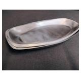 Mid-Century Aluminum Square Plates Set