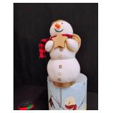 Handcrafted Winter Snowman Candle Set