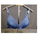 Navy Blue Wireless Push-Up Bra 40D