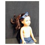 18-inch Fashion Doll with Blue Sunglasses