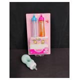Toy Baby Doll Feeding Set with Magic Bottles