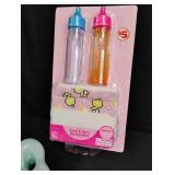 Toy Baby Doll Feeding Set with Magic Bottles