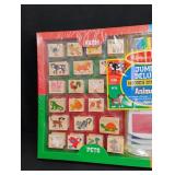 Melissa & Doug Jumbo Deluxe Animal Wooden Stamp Set